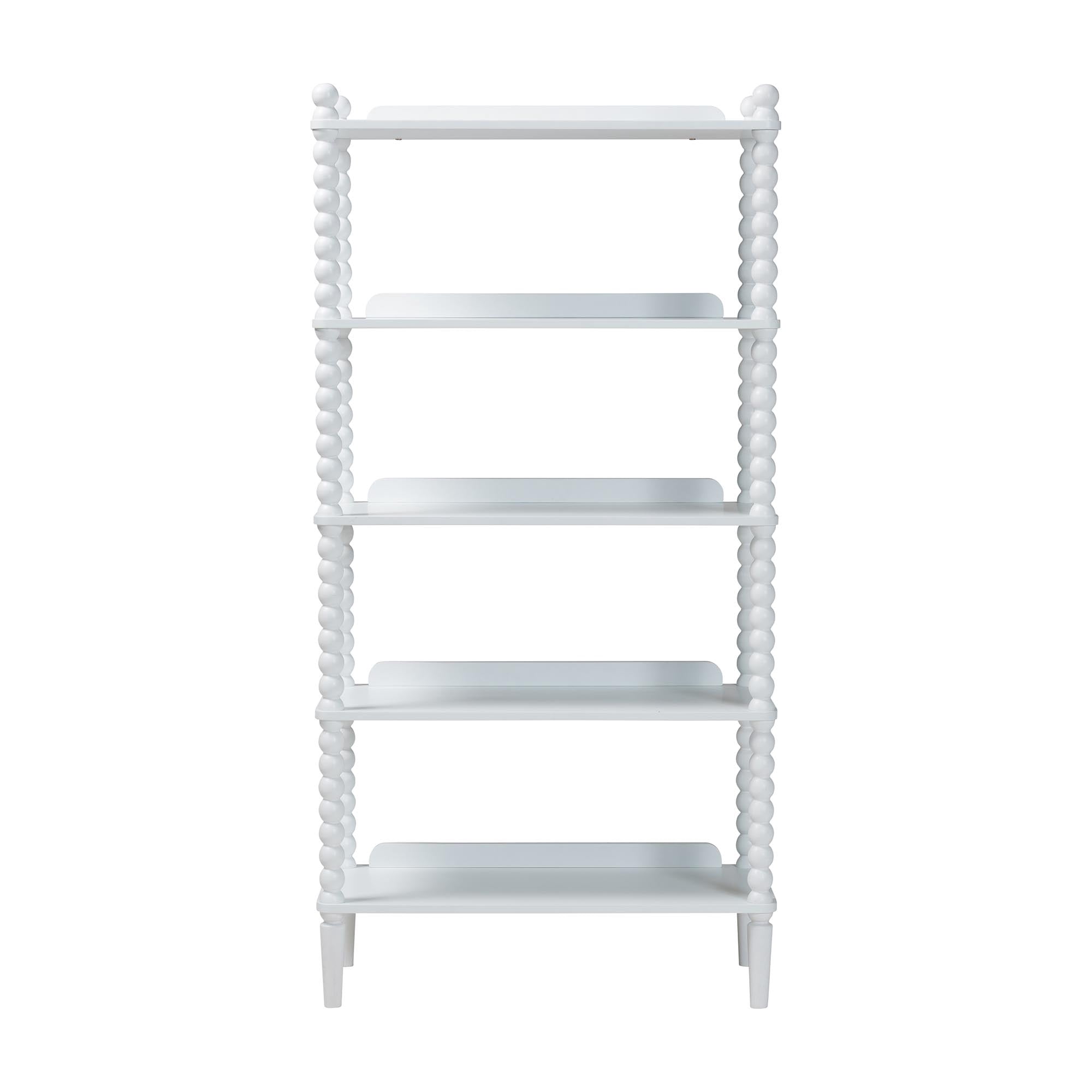 Baxton Studio Lucera Farmhouse Display Shelf, 5-Tier, White