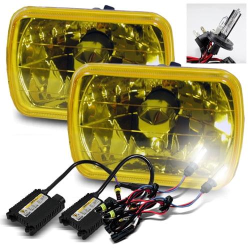 ModifyStreet 6000K H42 HID + H6014/H6052/H6054 7x6 SemiSealed Beam