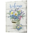 thumbnail image 4 of Northlight Spring Floral "Welcome" Wall Sign - 16", 4 of 6
