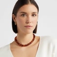 thumbnail image 3 of Leaf Resin Chunky Beaded Necklace for Women, Simple Modern Style Necklace Jewelry Accessory, 3 of 11