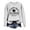 Light Gray, variant on Womens Crew Neck Sweatshirts Goth Halloween Teapot Wizard Graphic Long Sleeve Pullover Streetwear Top Fall Winter Oversized Sweatshirts White M