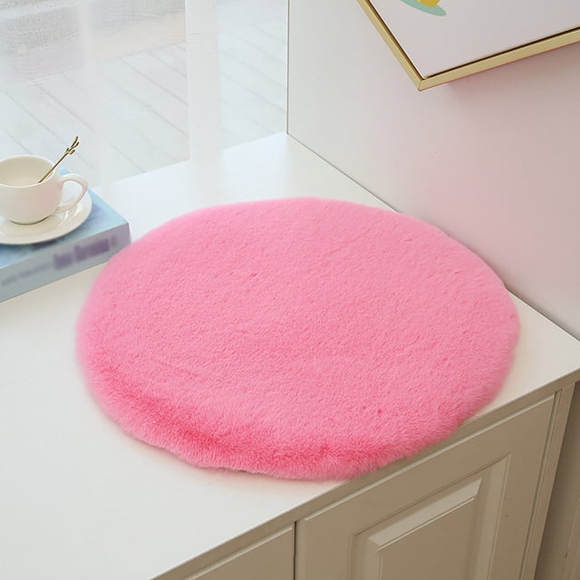LPSSTORE Super Soft and Comfortable Plush Chair Cushion with Fixed Rope Non Winter Warm Seat Cushion Comfortable Dining Chair Cushion Suitable for Home Office Patio Dormitory Library