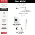 thumbnail image 4 of Delta T14468-Pp Modern Monitor 14 Series Tub And Shower Trim Package - Chrome, 4 of 7