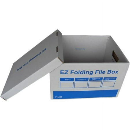 EZ Folding File Box 3 Pack