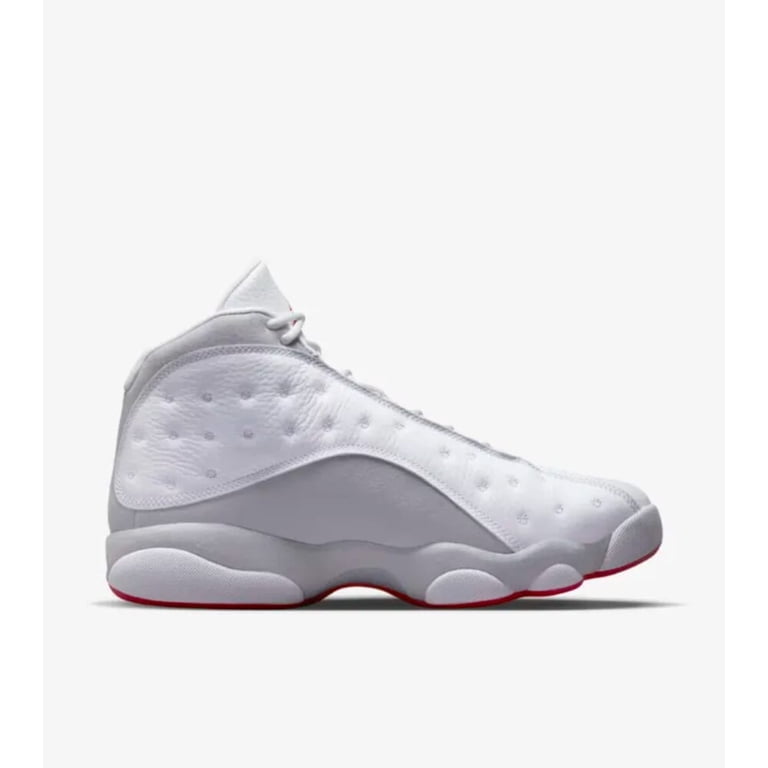 Nike Air Jordan 13 Retro, White True Red Wolf Grey, Men's Style