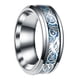 thumbnail image 3 of 2xAnillo De Hombre Anillo De Patrón De Dragón Europeo De Moda Para Fiesta De Compromiso Del Festival, 3 of 8
