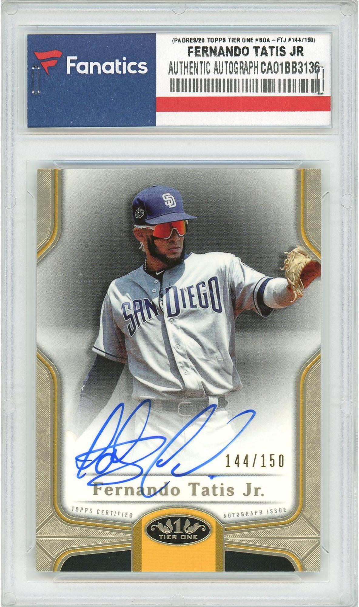 特典進呈 2020 Topps Tatis Jr. タティス AUTO サイン xMDsX