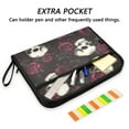 thumbnail image 2 of WOBOGO Skull Burgundy Roses Pattern Expanding File Folder Letter Size Accordion Filing Organizer 13 Pocket Separate Organ Pocket, 2 of 7