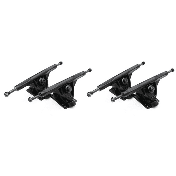 2X 7Inch LongBoard Trucks Skateboard Truck for Flat-Plate Bridge Aluminum Universal Longboard Skate Board Bracket,Black