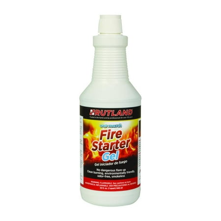

Rutland One Match Gelled Alcohol Fire Starter 32 oz. (Pack of 12)