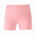 thumbnail image 5 of mgoYE Girls Athletic Shorts Kids High Waisted Yoga Dance Biker Shorts Comfy Gymnastics Shorts(Light Pink,7-8 Years), 5 of 6