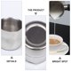 thumbnail image 3 of EeaseMX Jarra de acero inoxidable para café expreso de 250 ml, jarra para espumar leche, cilindro, 3 of 8