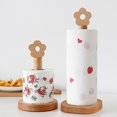 thumbnail image 3 of Paper Holder Flower Shape Top Eco-friendly Anti-slip Standing Tissue Roll Paper Stand For Home - Jxlgv, 3 of 5