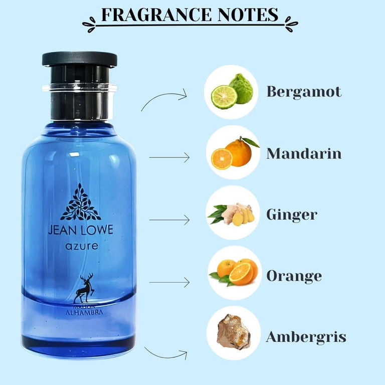 Maison Alhambra, Unisex Fragrance, Jean Lowe Azure 3.4 oz EDP