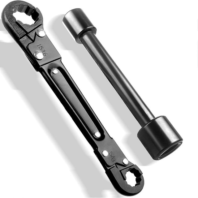 Angle Stop Wrench Kit Plumbing DoubleEnded Plumber Spanner Portable Efficiency Maintenance And Installation Tool