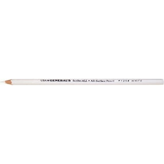 Eujgoov 6 Pcs White Charcoal Pencils Set White Chalk Pencils Soft