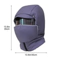 thumbnail image 2 of ddioayh Clearance Windproof Coverage Outdoor Riding Mask With Glasses Face Mask Winter Windproof Hat, 2 of 8