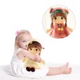 thumbnail image 3 of Surakey 17.7" Plush Stuffed Toy Princess Doll Soft Cuddly Rag Doll Toy with Dress Plush Toys for Toddlers Babies Infants Girls Pink Green White Purple, 3 of 6
