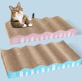 thumbnail image 3 of ZooZoo 2-Pack Curved Corrugated Cat Scratchers, Cat Scratching Board Set, Cat Scratching Post, 3 of 7