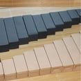 thumbnail image 3 of Cajas de papel kraft para embalaje de pintalabios, botellas, velas, cosméticos, color blanco y negro, 10 piezas, 3 of 4