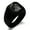 Black, variant on Stainless Steel Harbinger Grim Reaper Engraved Square Flat Top Biker Style Polished Ring