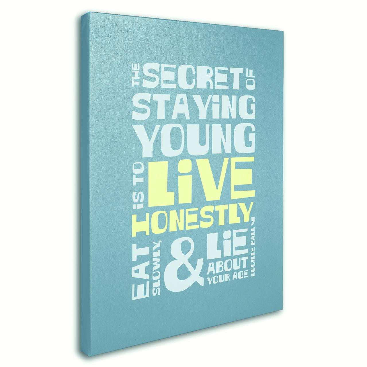 Trademark Fine Art "Live Honestly I" Canvas Art by Megan Romo