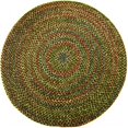thumbnail image 1 of Rhody Rug KA33R072X072 Katie 6 ft. Multi Indoor-Outdoor Round Braided Rug, Brown, 1 of 1