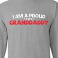 thumbnail image 4 of Inktastic I Am a Proud Granddaddy Design with Stars Long Sleeve T-Shirt, 4 of 5