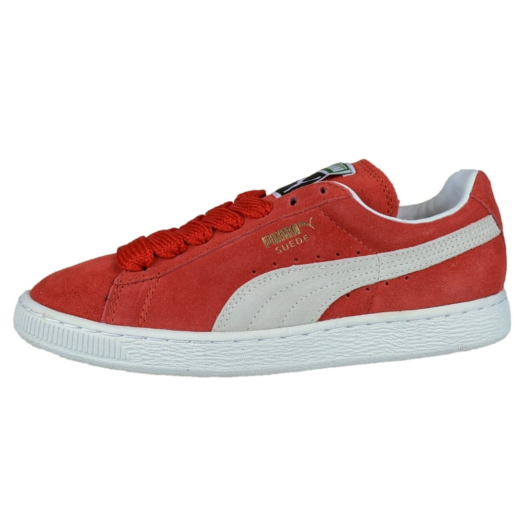 PUMA SUEDE ECO FASHION SNEAKERS REGAL RED WHITE 352634 05 -