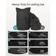 thumbnail image 3 of SONGMICS Laundry Bag,31.7 Gallons (120 L), Heavy-Duty, Large with Extendable Top, Oxford Fabric, Wide Shoulder Straps and Flap Pocket, Ink Black, 3 of 6