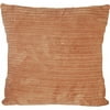 Your Zone Ribbed Plush Toss-It Pillow, Hot Chocolate/Brown Cane
