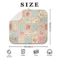 thumbnail image 4 of Pioneer Flower Floral Print Pattern Kitchen Dish Drying Mat 1 Pack, Ultra Absorbent Microfiber Drainer Mat, 16"x18", 4 of 6
