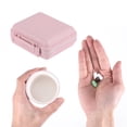 thumbnail image 4 of Unique Bargains 1 Pc 6 Grids Independent Double Layer Pill Case Detachable for Travel Pink, 4 of 6
