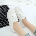thumbnail image 3 of New Loafers Flat Shoe Sneakers for Women Shoes Breathable Women's Casual Female Comfor Sneakers Lace Up Solid Color, 3 of 6