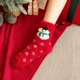 thumbnail image 6 of CuiLiyq Christmas Cartoon Socks, A Pair of Plush Warm Christmas Socks, Fall and Winter Warm Floor Socks for Home Holiday Party Decorations (B), 6 of 6