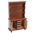 thumbnail image 3 of OUSITAID 1PC 1/12 Maison de Poupée Miniature Meuble Multifonction Bois Armoire Bibliothèque Armoire, 3 of 5