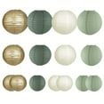thumbnail image 2 of ToyKingdee Paper Lanterns Decorative, Round Hanging Paper Lanterns Decorations for Rustic Party Bridal Shower Wedding Sage Green Birthday Party Supplies, 2 of 6