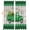 Green Grey, variant on Saint Patrick's Day Blackout Curtains for Bedroom/Living Room, Pinch Pleated Black Out Curtains, Luck Leaves Car Grey Wooden Plaid Room Darkening Window Drapes with Hooks 2 Panels, 39"x70"