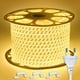 thumbnail image 2 of Tira de LED de 220 V, 2835, de alto brillo, resistente al agua, con enchufe europeo para iluminación del hogar, habitación y jardín, 2 of 5