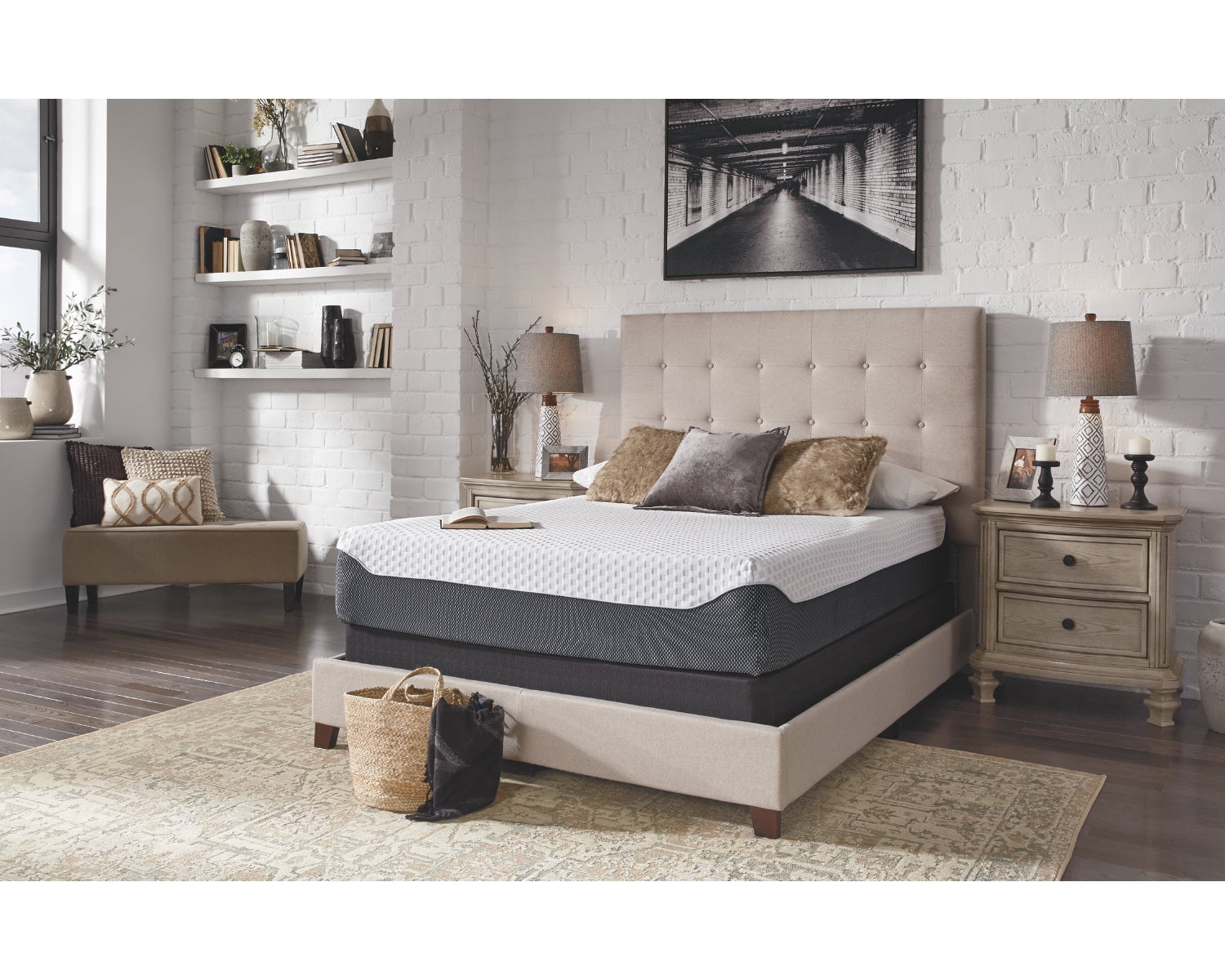 Signature Design by Ashley 12 Inch Chime Elite California King Mattress