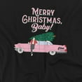 thumbnail image 2 of Elvis Merry Christmas Baby Unisex Adult Crewneck Sweatshirt, Black, 4X-Large, 2 of 4