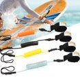 thumbnail image 2 of Laisse de Surf Enroulée Forte Élasticité Quick-release Tab Surf Fournit la Laisse de Poignet de Surf Premium Enroulée pour la Mer, 2 of 10
