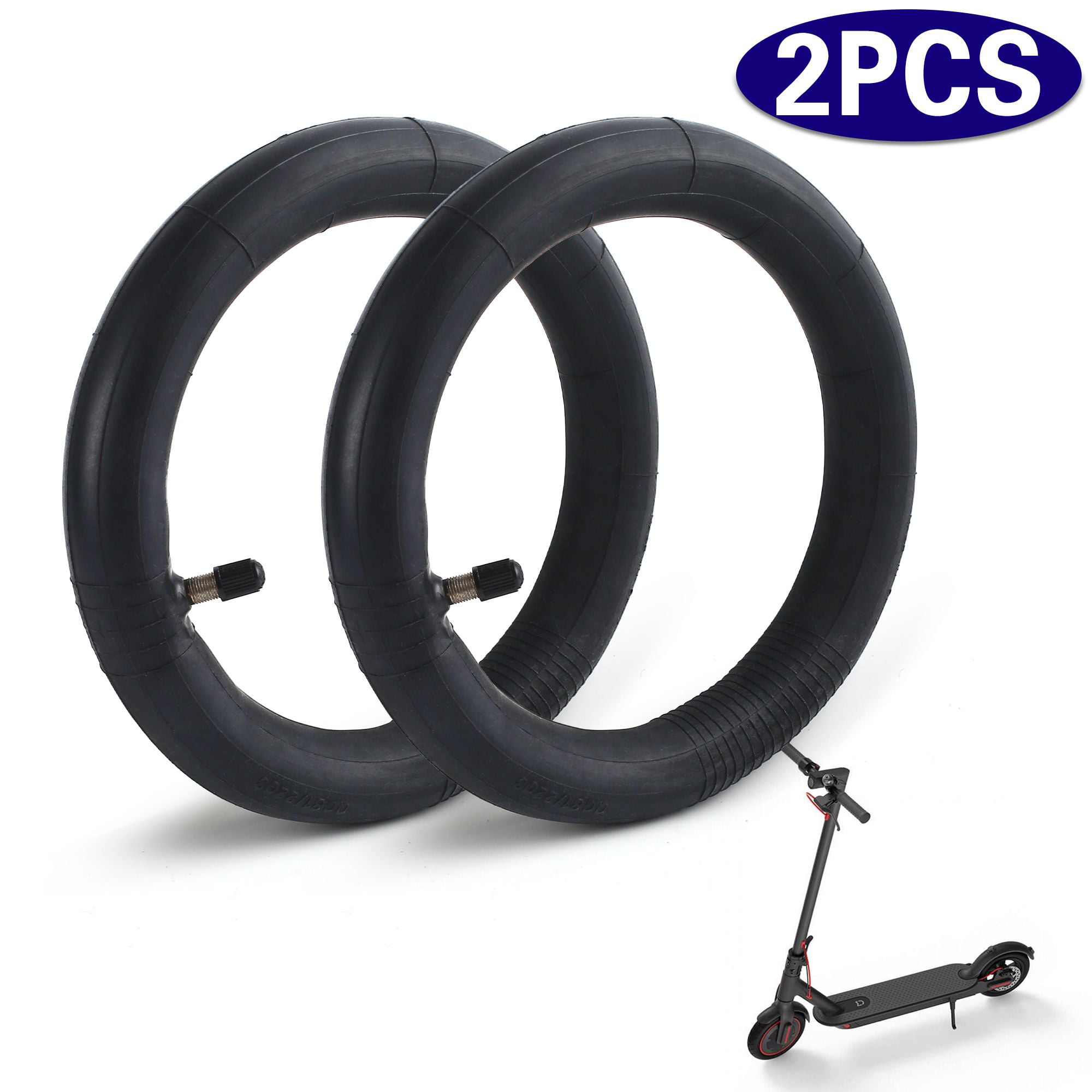 10 Inch Vacuum Tire/Inner Tube 10x2.50 Bent Extended Valve For Electric Scooter