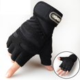 thumbnail image 1 of Guantes de Fitness para crossfit, manoplas de medio dedo para gimnasio, antideslizantes, transpirables, soporte de muñeca extendido, entrenamiento de Culturismo Fivean Guantes deportivos, 1 of 2