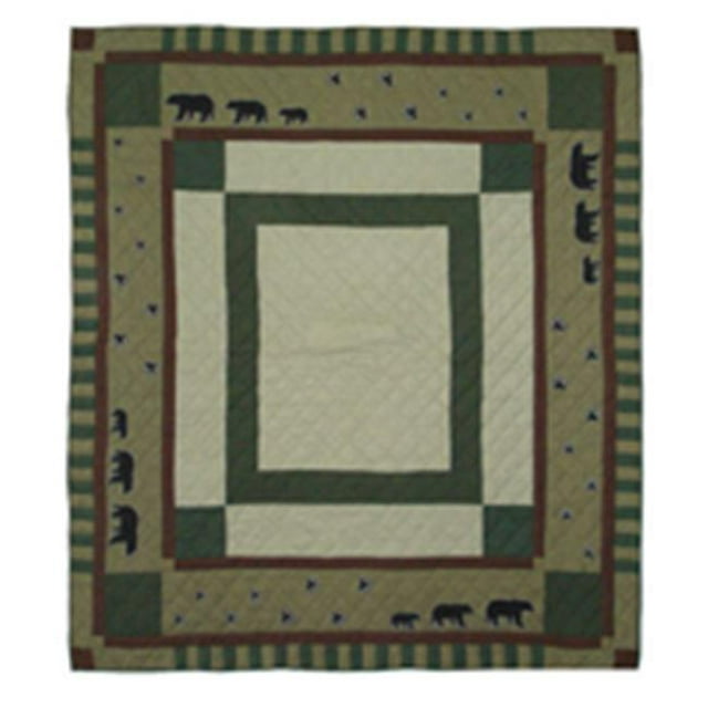 Patch Magic QQBETR Bear Trail- Quilt Queen 85 x 95 in.