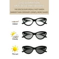 thumbnail image 5 of Newliyin Photochromic Reading Glasses with Blue Light Blocking Cat Eye Frames for Women , Reader Glasses for Computer, Black, 1.0x, 5 of 12