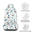 thumbnail image 4 of Wukai Undersea Animals Full Set Car Seat Covers with Soft Padding Universal Auto Front Seats Protector and Cushion Mat, 4 of 5