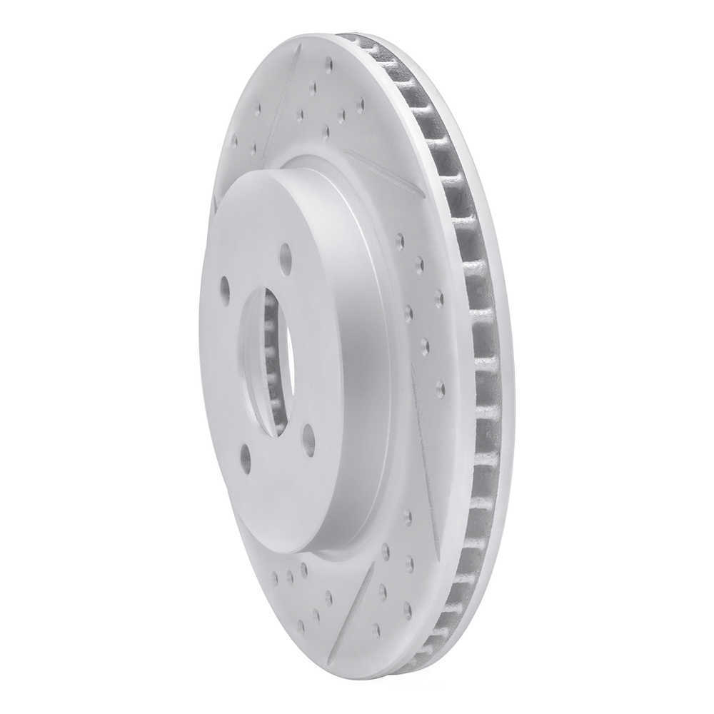 Dynamic Friction Company 830-67065L DFC Geoperformance Rotor - Drilled and Slotted