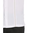 thumbnail image 3 of Cubavera Men's Contrast Insert and Stitching Short Sleeve Woven Shirt, Bright White, Large, 3 of 7