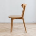 thumbnail image 3 of GZXS Mid-Century Modern Dining Chair for Living Room,Natural Oak, 3 of 10